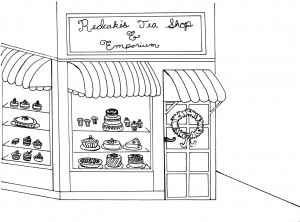 Redcakes Coloring Page